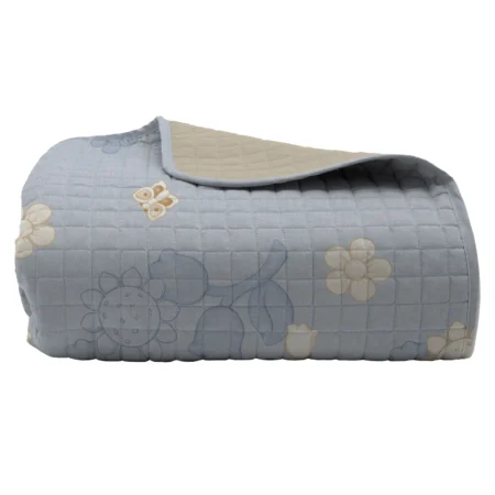 Thun Trapuntino matrimoniale Elegance Light Blue con stampa digitale