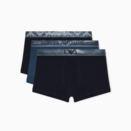 Pack 3 boxer in jersey organico shiny logoband ASV Emporio Armani